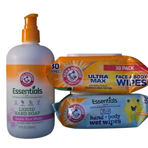 Arm & Hammer Essentials Liquid Hand Soap & Wet Wipes Variety Pack - Picture 5 of 5